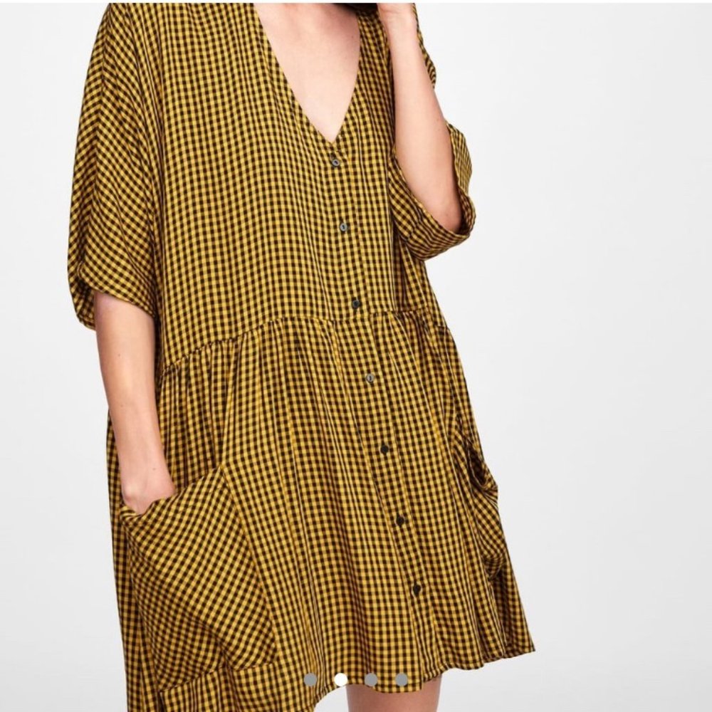 Zara Woman Premium Denim Collection Dress
